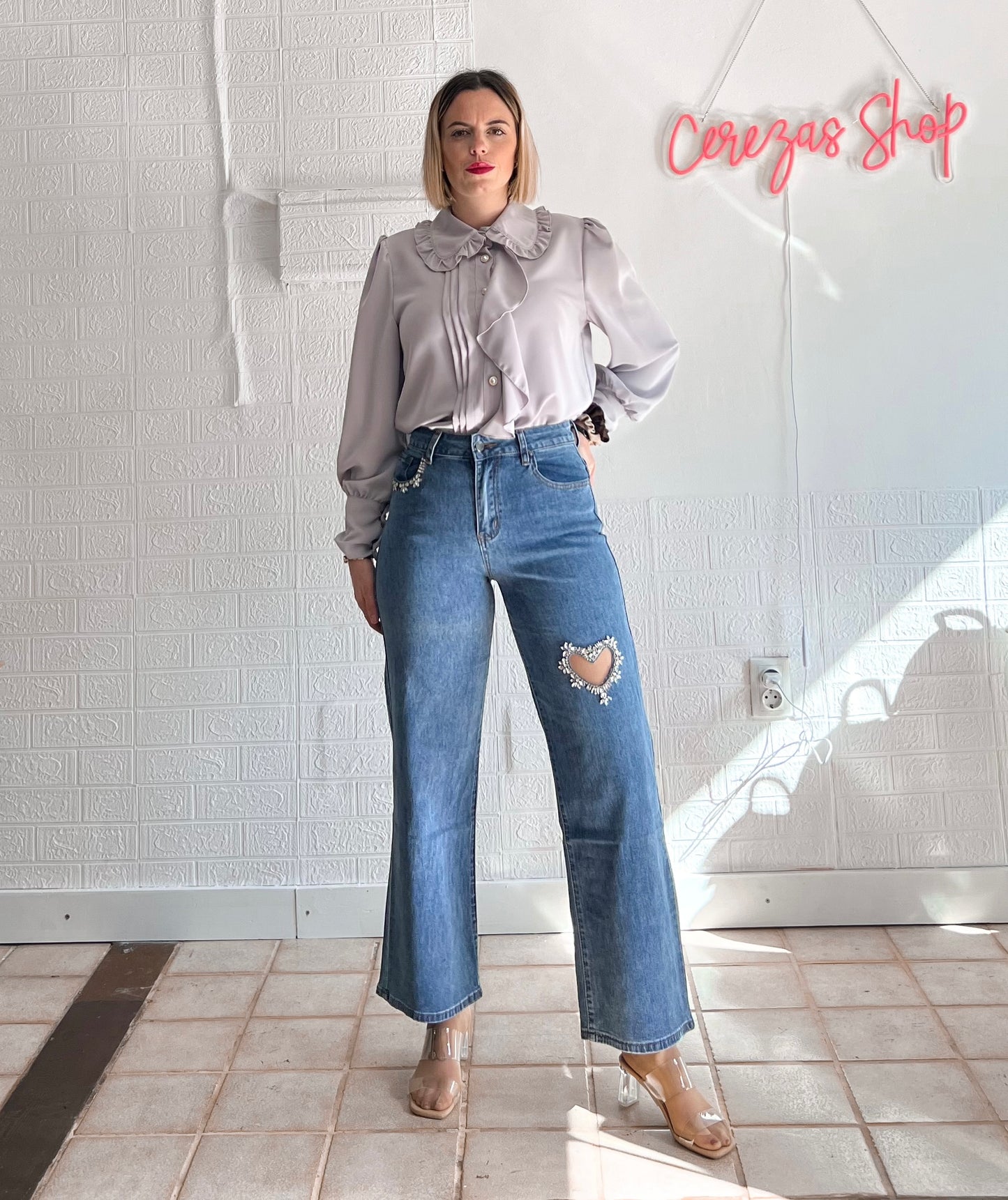 PANTALÓN VAQUERO HEART