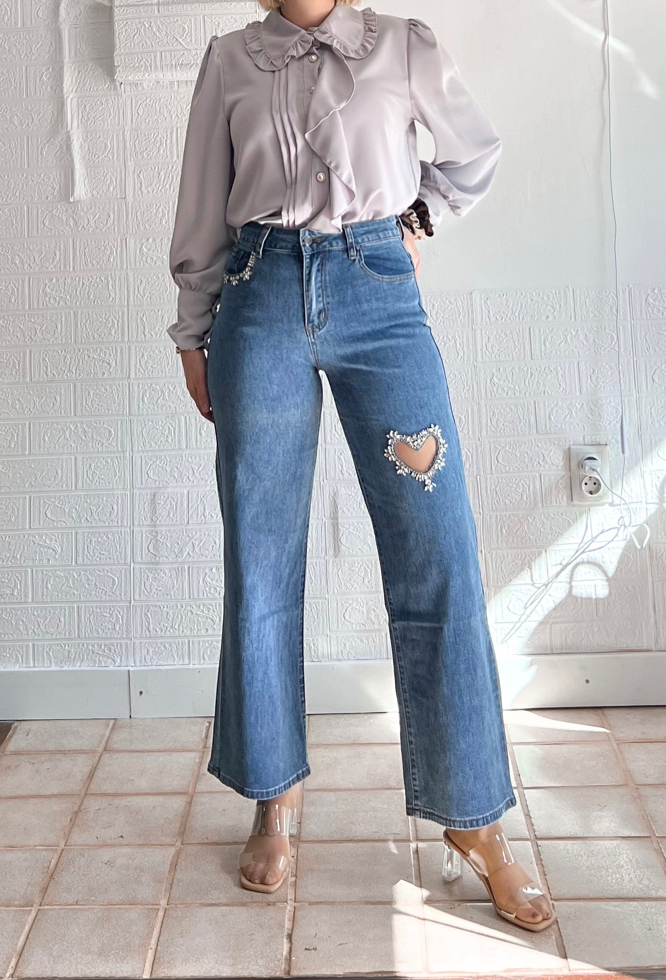 PANTALÓN VAQUERO HEART