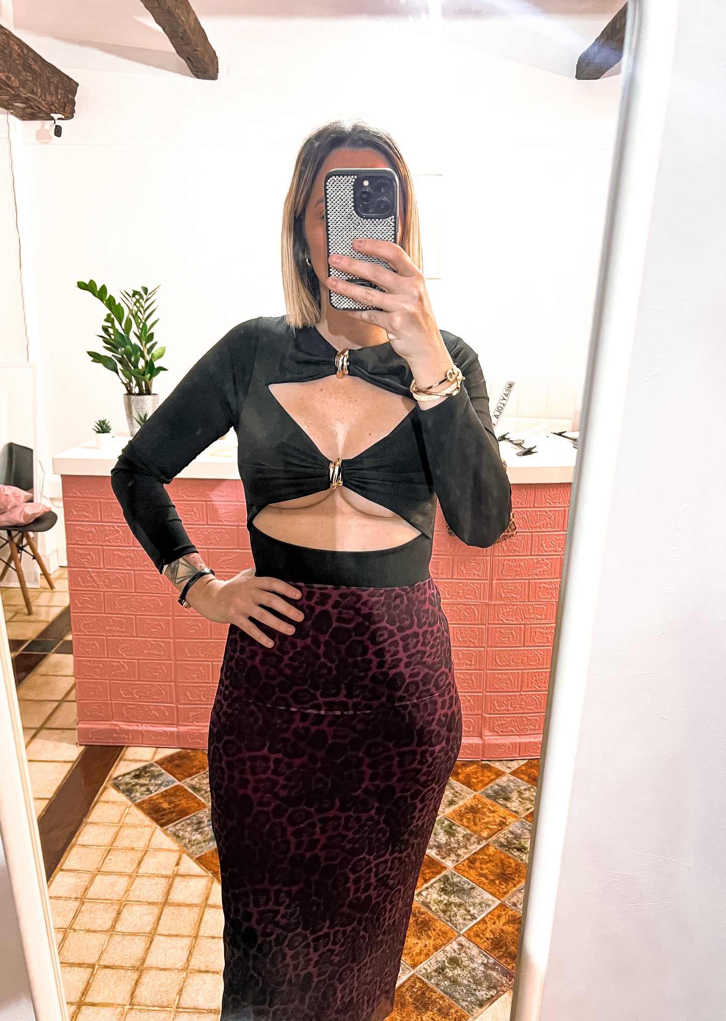 FALDA TUL ANIMALPRINT